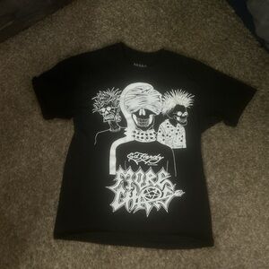 Ed Hardy Black 'More Chaos' Graphic Tee